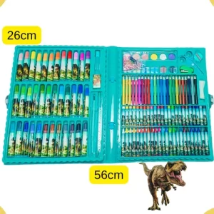 D nq np 731147 mlb76780278349 062024 o kit escolar maleta grande infantil pintura 150 pecas colorir